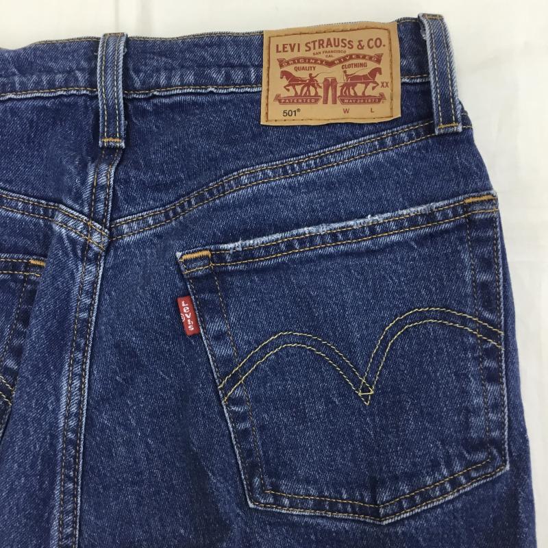 リーバイス Levi s パンツ デニム、ジーンズ 26インチ 無地 インディゴ / インディゴ /  レディース USED 古着 中古 10133589