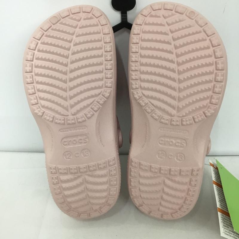 クロックス crocs シューズ シューズ 16245-952 18.5cm ralen lined clog 18.5cm 無地 桃 / ピンク /  ガールズ USED 古着 中古 10125078