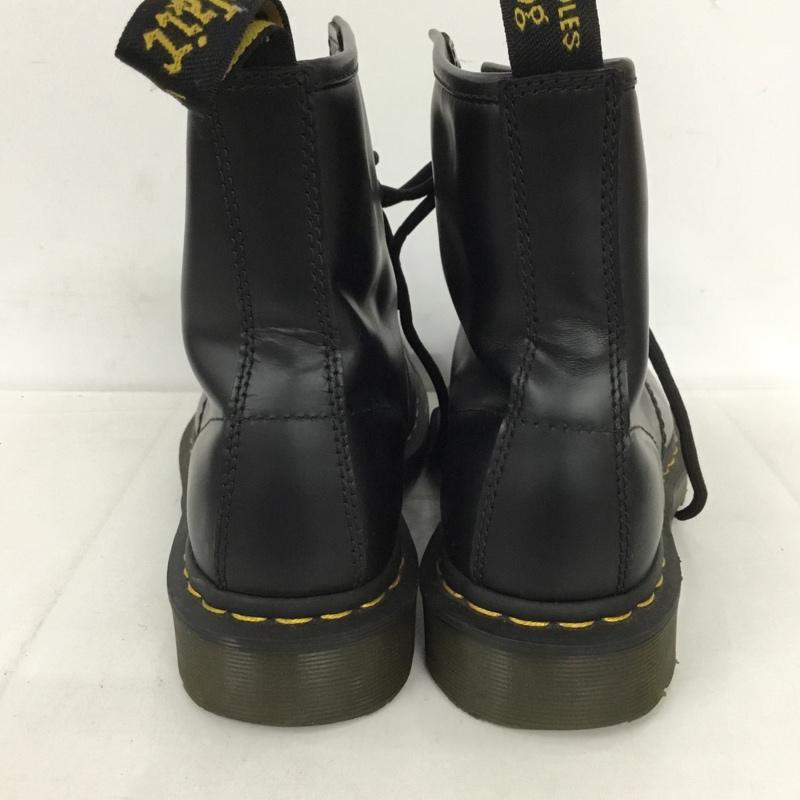 ドクターマーチン Dr.Martens ブーツ 一般 11822 8ホール レースアップブーツ UK6 US：8 ロゴ、文字 黒 / ブラック / X 黄 / イエロー /  レディース USED 古着 中古 10128986