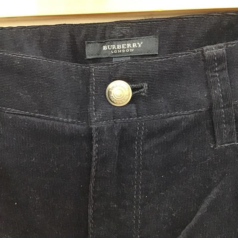 バーバリーロンドン Burberry London パンツ デニム、ジーンズ コーデュロイパンツ スリムパンツ ストレッチパンツ カジュアルパンツ 46インチ 無地 紺 / ネイビー /  レディース USED 古着 中古 10122473