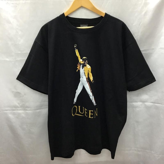 古着 USED Tシャツ 半袖 半袖カットソー プリントTシャツ クルーネックカットソー バンドTシャツ XL プリント 黒 / ブラック /  メンズ USED 古着 中古 10106910