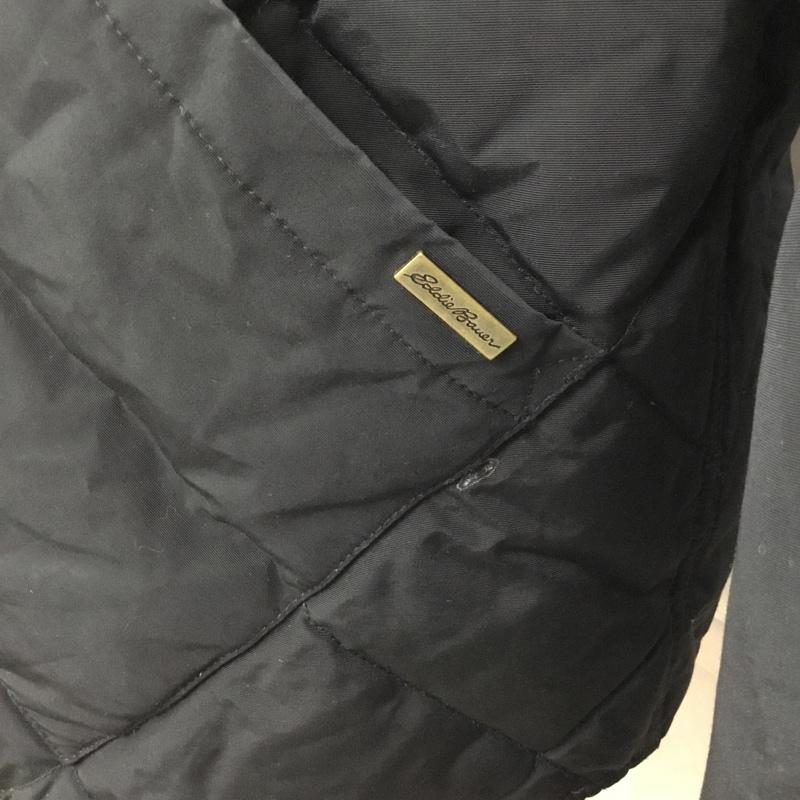 エディーバウアー Eddie Bauer ジャケット、上着 ジャンパー、ブルゾン ジップアップジャケット ジャンパー アウター ダウンジャケット キルティングジャケット M 無地 黒 / ブラック /  メンズ USED 古着 中古 10111320