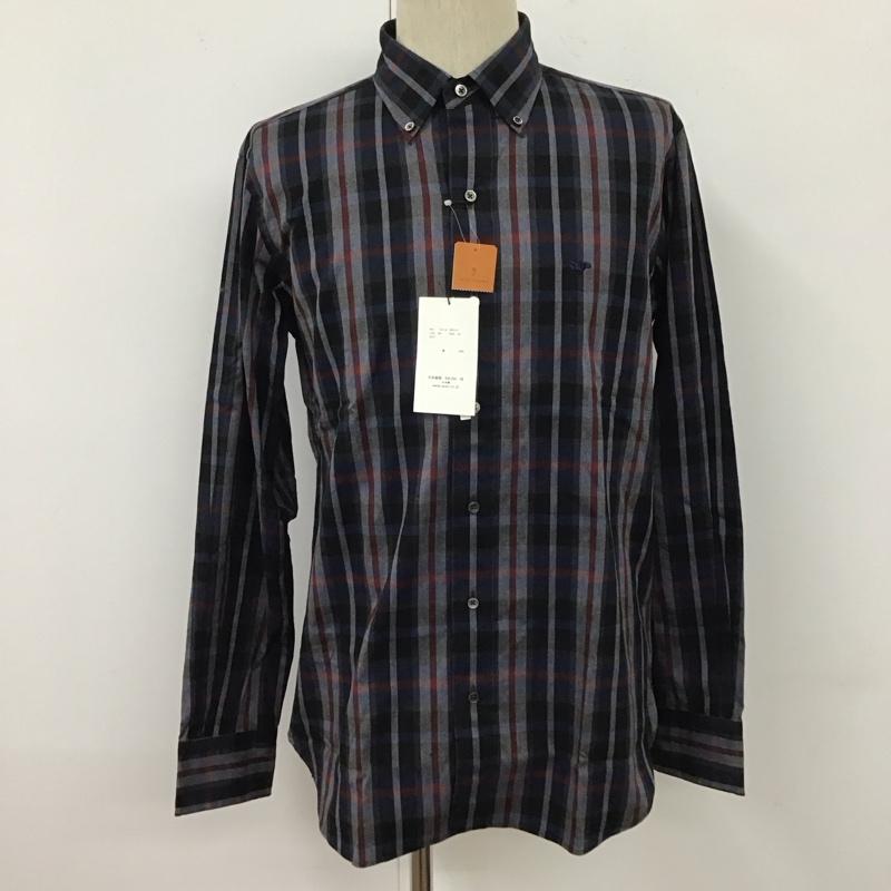 サイベーシックス SCYE BASICS シャツ、ブラウス 長袖 5114-33514 チェックオックス起毛BD長袖シャツ チェックシャツ ボタンダウンシャツ 40 チェック マルチカラー / マルチカラー /  メンズ USED 古着 中古 10111640