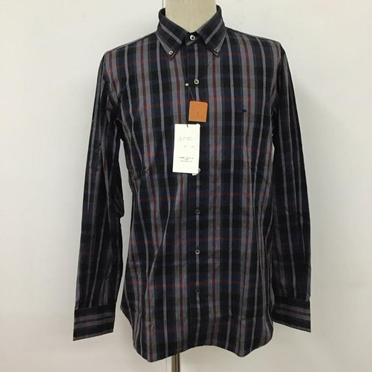 サイベーシックス SCYE BASICS シャツ、ブラウス 長袖 5114-33514 チェックオックス起毛BD長袖シャツ チェックシャツ ボタンダウンシャツ 40 チェック マルチカラー / マルチカラー /  メンズ USED 古着 中古 10111640