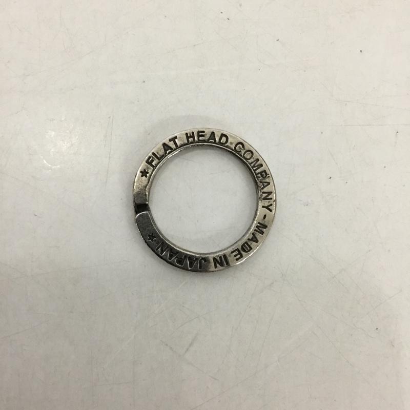 フラットヘッド The Flat Head キーホルダー キーホルダー キーリング ロゴ、文字 銀 / シルバー /  メンズ USED 古着 中古 10141901