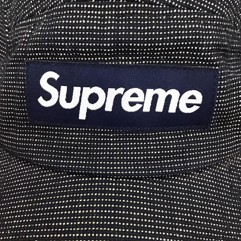 シュプリーム Supreme 帽子 キャップ Camp Cap ボックスロゴ ロゴ、文字 紺 / ネイビー / X 白 / ホワイト /  メンズ USED 古着 中古 10123002