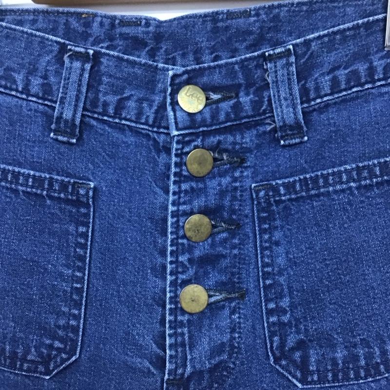 リー Lee パンツ デニム、ジーンズ XS 無地 インディゴ / インディゴ /  レディース USED 古着 中古 10130318