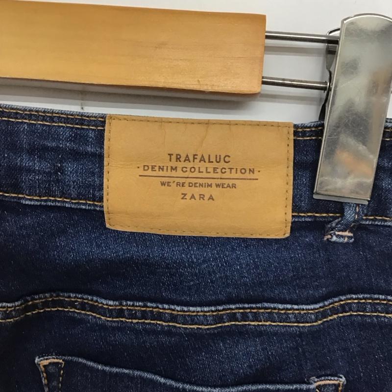ザラ ZARA パンツ デニム、ジーンズ 38 無地 インディゴ / インディゴ /  レディース USED 古着 中古 10133247