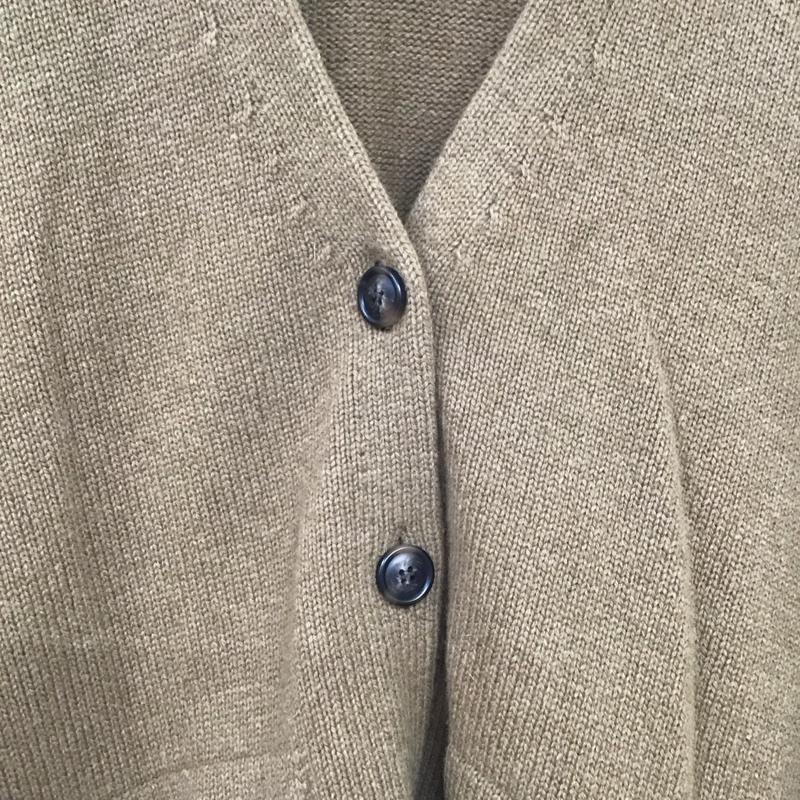 クレプスキュール crepuscule カーディガン 長袖 1803-006w FREE 無地 茶 / ブラウン /  レディース USED 古着 中古 10141606