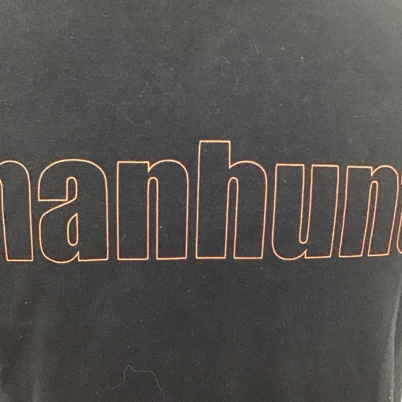 アベイシングエイプ A BATHING APE Tシャツ 半袖 BAPE MANHUNT バックプリント M プリント 黒 / ブラック /  メンズ USED 古着 中古 10111177