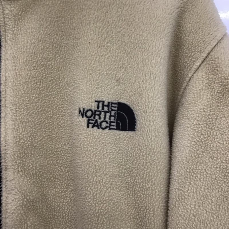 ザノースフェイス THE NORTH FACE ジャケット、上着 ジャンパー、ブルゾン na-3295 フリースジャケット スタンドネック アウター M ロゴ、文字 ベージュ / ベージュ /  メンズ USED 古着 中古 10148120