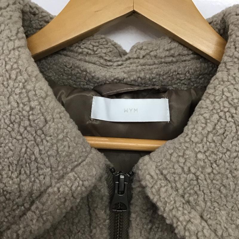 ウィム バイ リドム WYM LIDNM ジャケット、上着 ジャケット、ブレザー wyco680 ボアジャケット ジップアップジャケット M 無地 ベージュ / ベージュ /  メンズ USED 古着 中古 10144735