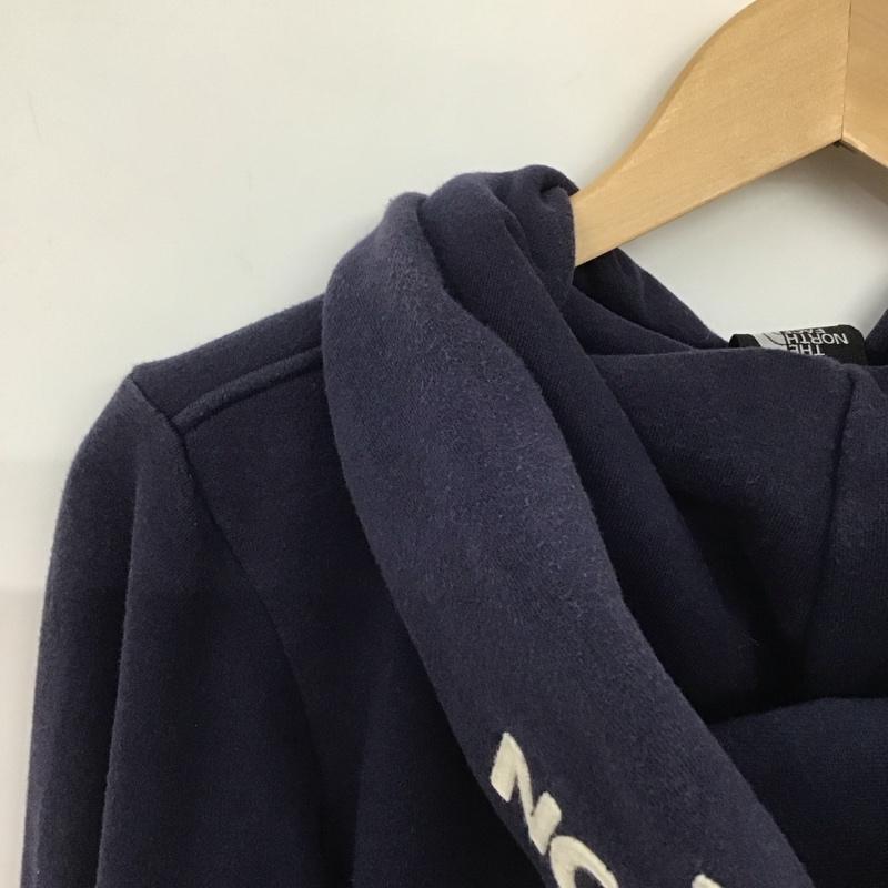 ザノースフェイス THE NORTH FACE パーカー 長袖 ジップパーカー 150cm 無地 紺 / ネイビー /  ボーイズ USED 古着 中古 10140369
