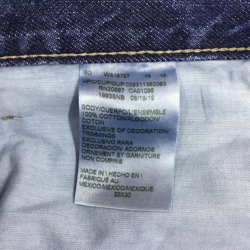 ディッキーズ Dickies パンツ デニム、ジーンズ 32インチ 無地 インディゴ / インディゴ /  メンズ USED 古着 中古 10109617