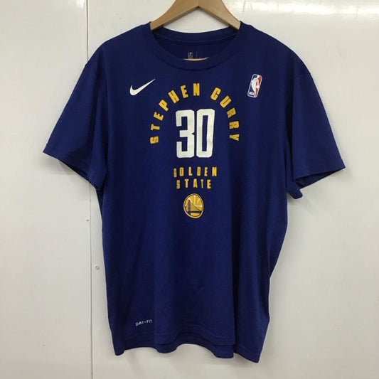 ナイキ NIKE Tシャツ 半袖 aa2322-495 半袖カットソー プリントTシャツ クルーネックカットソー XL プリント 青 / ブルー /  メンズ USED 古着 中古 10131239