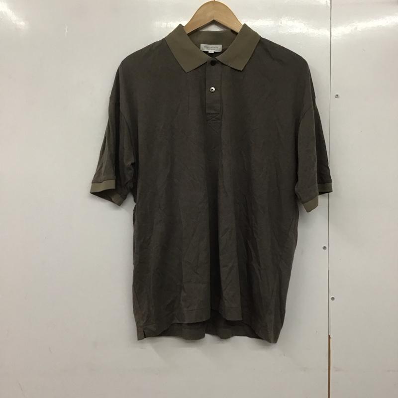 ビューティアンドユースユナイテッドアローズ BEAUTY&YOUTH UNITED ARROWS ポロシャツ 半袖 半袖ポロシャツ カラーシャツ 半袖カットソー L 無地 カーキ / カーキ /  メンズ USED 古着 中古 10142587