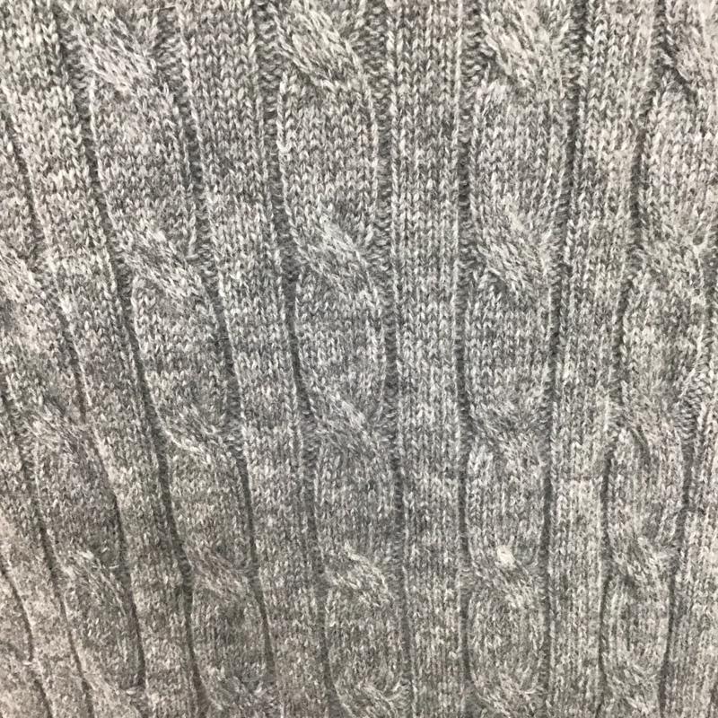 エルエルビーン L.L.Bean ニット、セーター 長袖 ハーフジップ S 無地 灰 / グレー /  メンズ USED 古着 中古 10111715