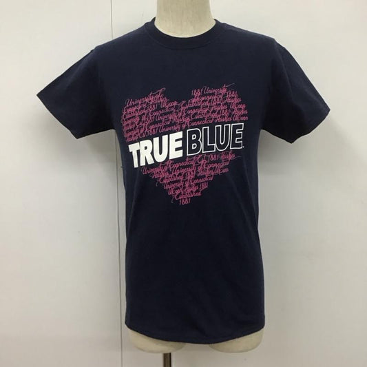 古着 USED Tシャツ 半袖 半袖 S プリント 紺 / ネイビー /  メンズ USED 古着 中古 10107216