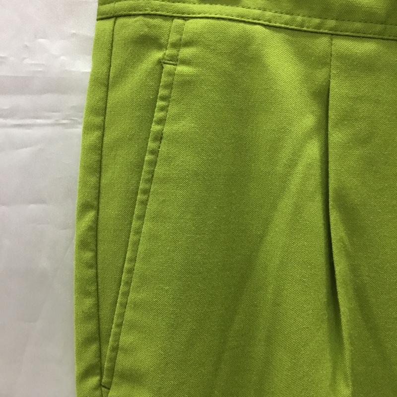 グリーンレーベルリラクシング green label relaxing ボトムス ボトムス 3614-137-2230 BEAUTY スリットパンツ 38 無地 薄緑 / ライトグリーン /  レディース USED 古着 中古 10112268
