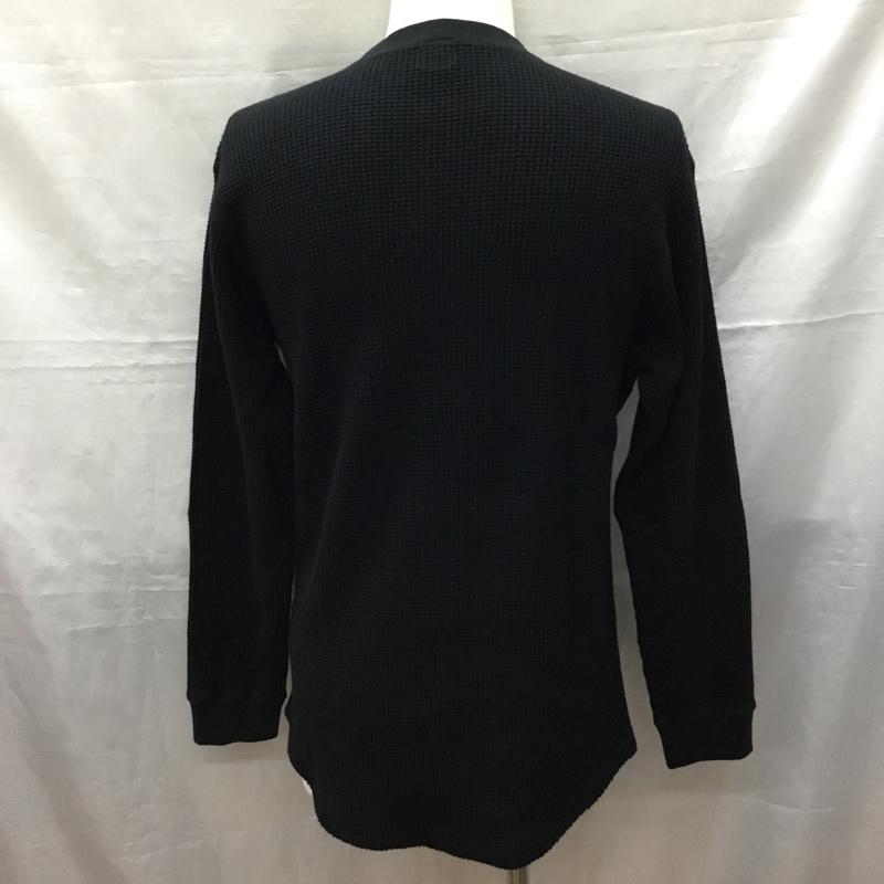 エフエイティー FAT カットソー 長袖 長袖カットソー クルーネックカットソー ロングスリーブカットソー M ロゴ、文字 紺 / ネイビー /  メンズ USED 古着 中古 10120264