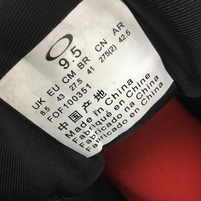 オークリー OAKLEY アウトドアシューズ アウトドアシューズ FOF100351 Vertex Boot トレッキングシューズ 27.5cm 27.5cm ロゴ、文字 黒 / ブラック /  メンズ USED 古着 中古 10143017