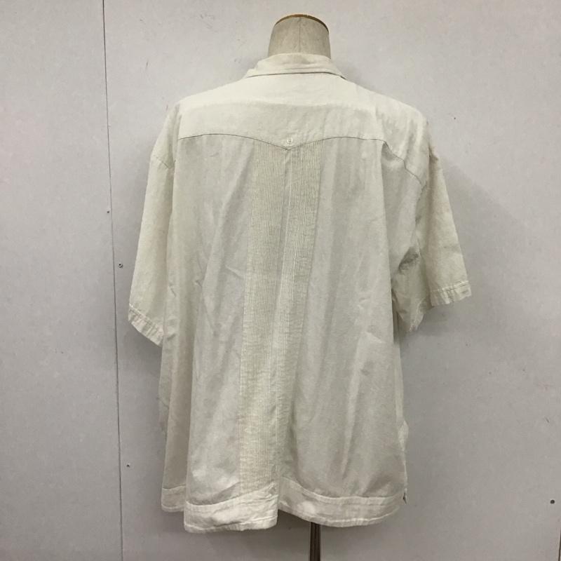 古着 USED シャツ、ブラウス 半袖 半袖シャツ カラーシャツ 半袖カットソー 古着 ヴィンテージ 無地 白 / ホワイト /  メンズ USED 古着 中古 10107024