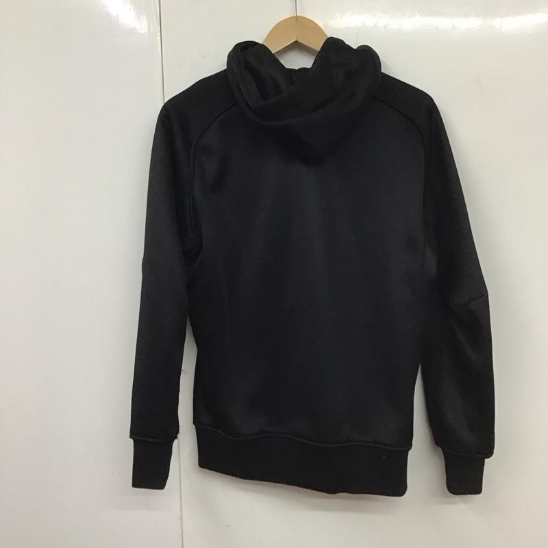 チャンピオン Champion パーカー 長袖 ジップアップパーカー 長袖パーカー カジュアルジャケット M ロゴ、文字 黒 / ブラック /  メンズ USED 古着 中古 10131527