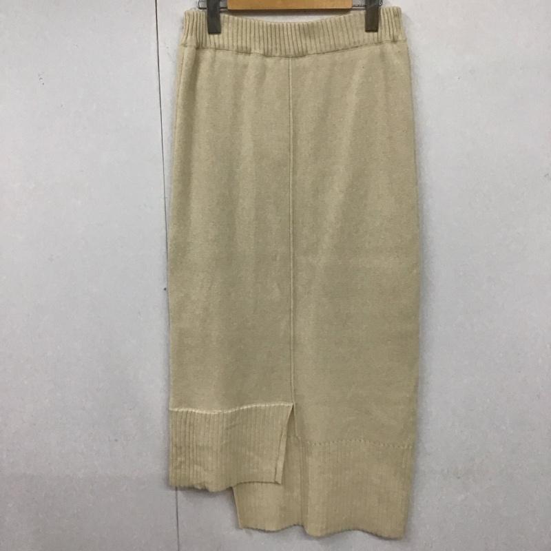 スライ SLY スカート ひざ丈スカート 030eaa71-1460 STEPHEMLONGスカート タイトスカート ストレッチスカート 2 無地 オフホワイト / オフホワイト /  レディース USED 古着 中古 10122835