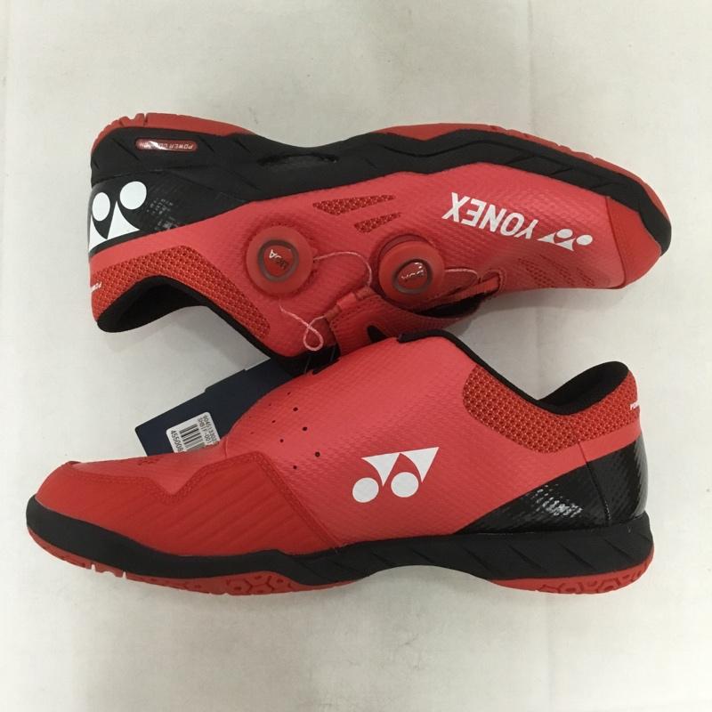 ヨネックス YONEX スニーカー スニーカー SHBIF バドミントンシューズ パワークッションインフィニティ 26cm 26.0cm ロゴ、文字 赤 / レッド / X 黒 / ブラック /  メンズ USED 古着 中古 10142466