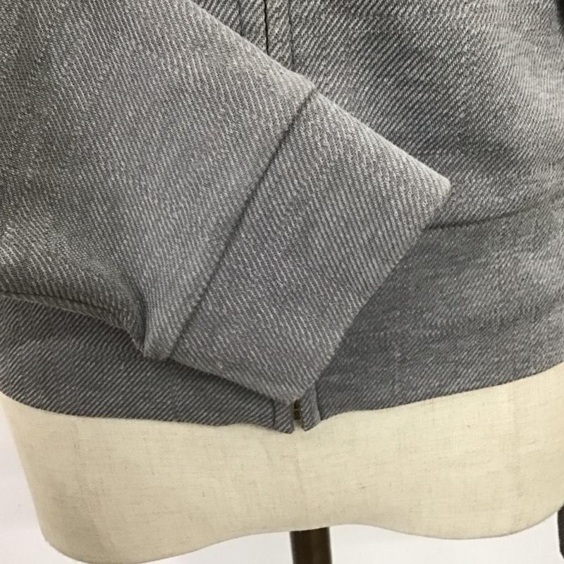 バーバリーブルーレーベル BURBERRY BLUE LABEL パーカー 長袖 FA518-162-07 フルジップ 38 ワンポイント 灰 / グレー /  レディース USED 古着 中古 10115478