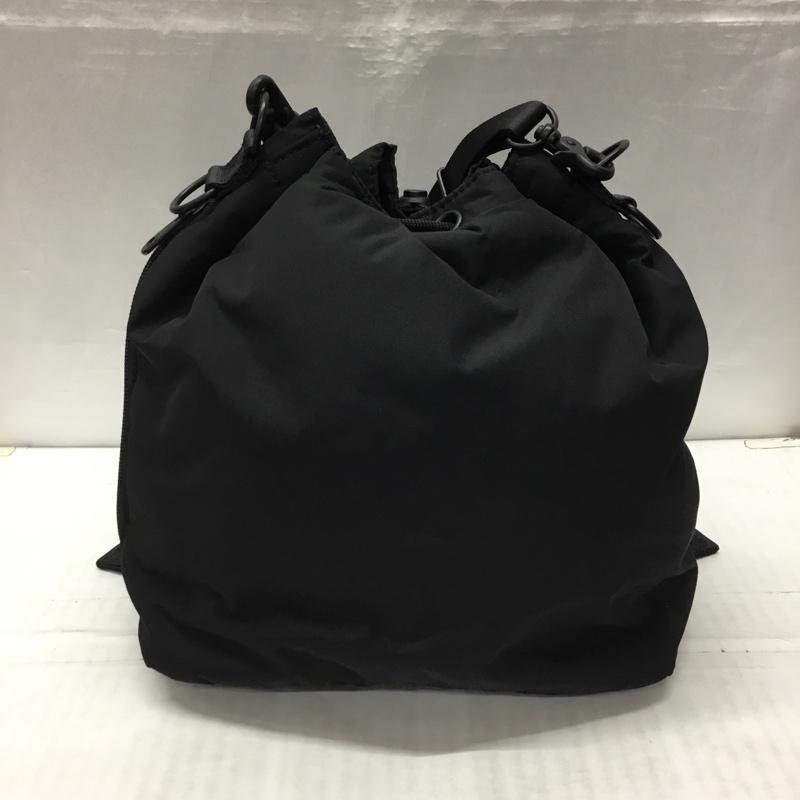 ポーター PORTER ショルダーバッグ ショルダーバッグ SENSES TOOLBAG aGEL 巾着 2WAY ロゴ、文字 黒 / ブラック /  メンズ USED 古着 中古 10121004