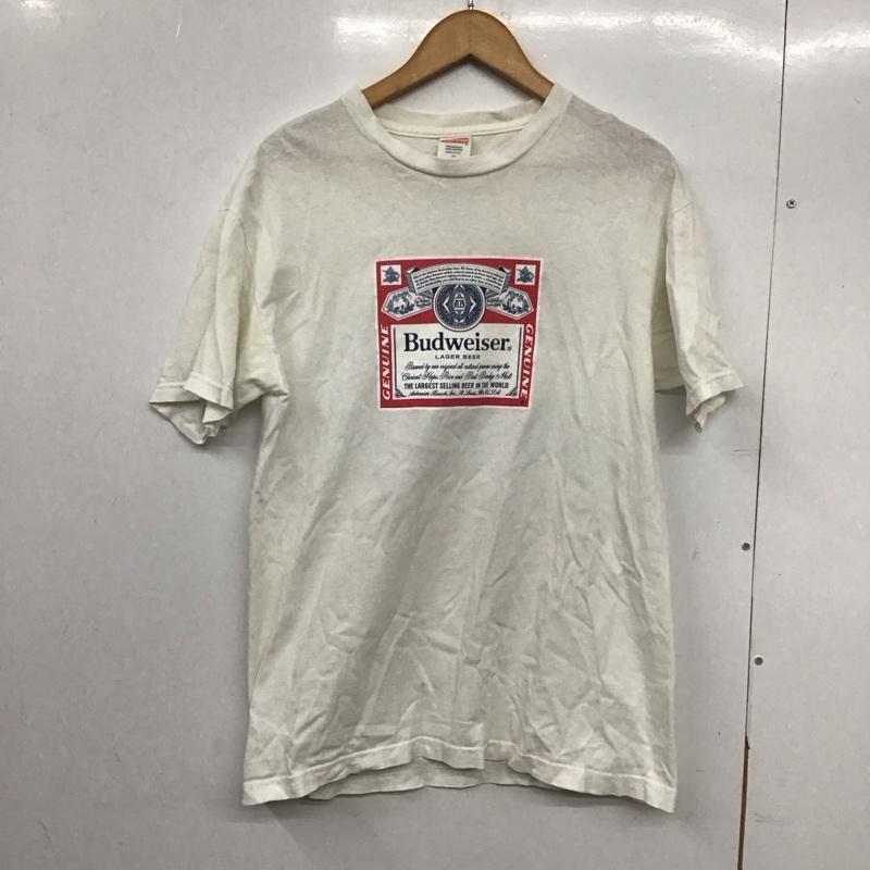 シュプリーム Supreme Tシャツ 半袖 半袖カットソー プリントTシャツ クルーネックカットソー バドワイザー M プリント 白 / ホワイト /  メンズ USED 古着 中古 10146190