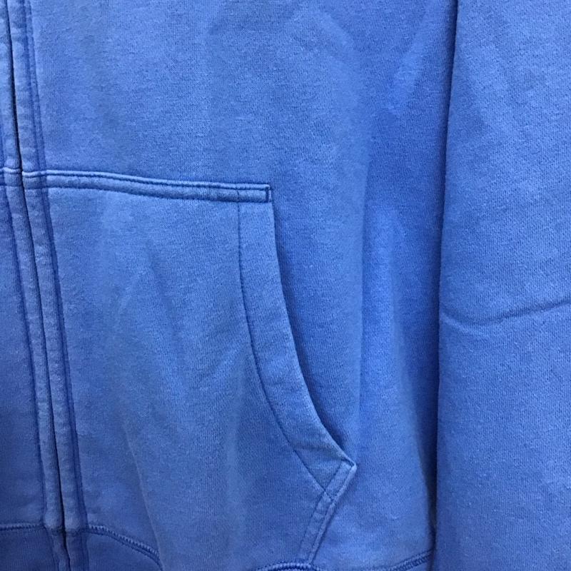 ギャップ GAP パーカー 長袖 ジップアップパーカー 長袖パーカー カジュアルジャケット S ロゴ、文字 青 / ブルー /  メンズ USED 古着 中古 10141452