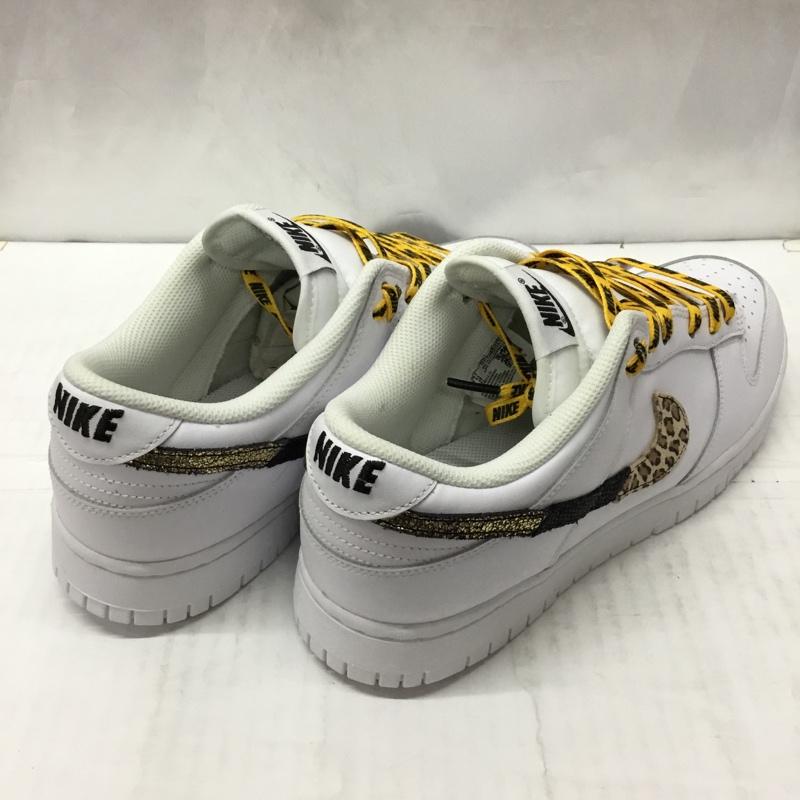 ナイキ NIKE スニーカー スニーカー DD7099 100 WMNS DUNK LOW SE アニマル 28cm 箱有 28.0cm ロゴ、文字 白 / ホワイト /  メンズ USED 古着 中古 10111967
