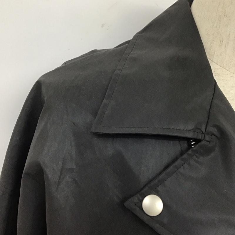 ノーアイディ NO ID. ジャケット、上着 ジャンパー、ブルゾン 445006-970B ナイロンジャケット ジップアップジャケット アウター 無地 黒 / ブラック /  メンズ USED 古着 中古 10110434