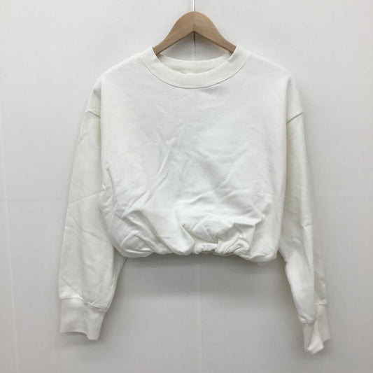 ココ ディール COCO DEAL トレーナー 長袖 74721455 バルーンスウェット 1 無地 白 / ホワイト /  レディース USED 古着 中古 10136769