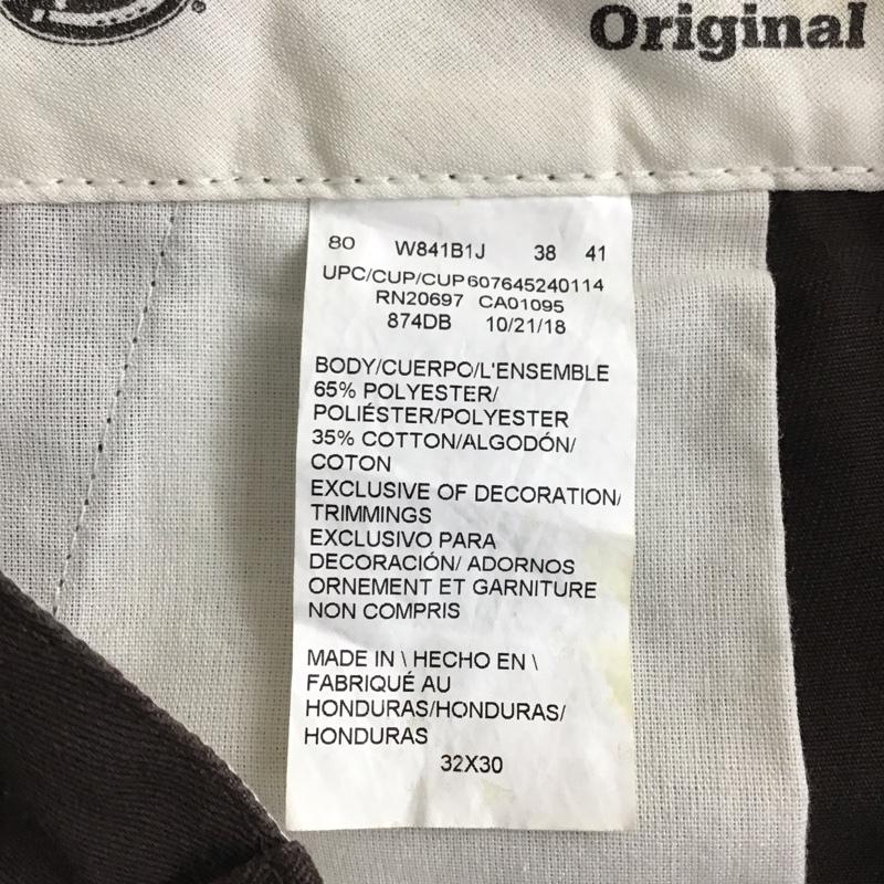 ディッキーズ Dickies パンツ ワークパンツ、ペインターパンツ ワークパンツ ワイドパンツ カジュアルパンツ 32インチ ロゴ、文字 茶 / ブラウン /  メンズ USED 古着 中古 10120500