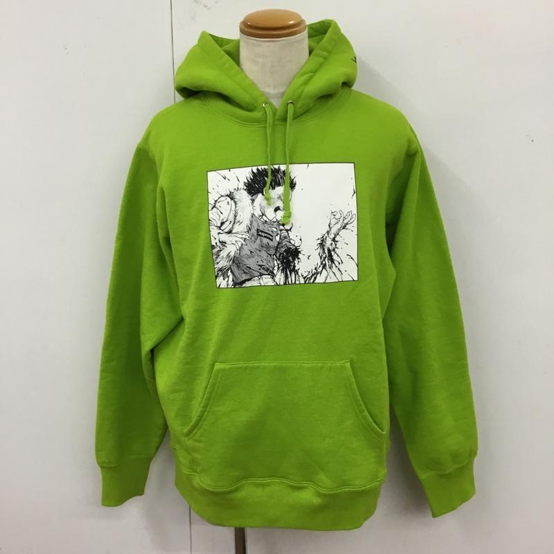 シュプリーム Supreme パーカー 長袖 17aw armhooded-sweatshirt akira プルオーバーパーカー L プリント 緑 / グリーン /  メンズ USED 古着 中古 10120649