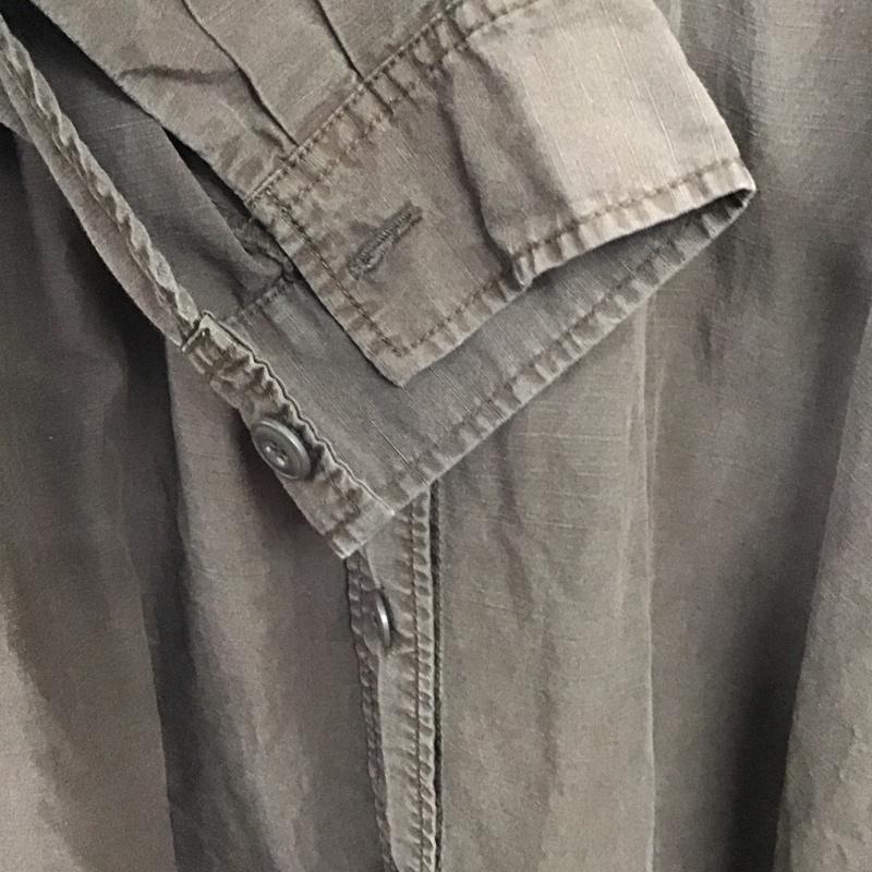 サマンサモスモス Samansa Mos2 ワンピース ロングスカート 1303845 リネン混ラグランワンピコート 長袖 FREE 無地 茶 / ブラウン /  レディース USED 古着 中古 10146418