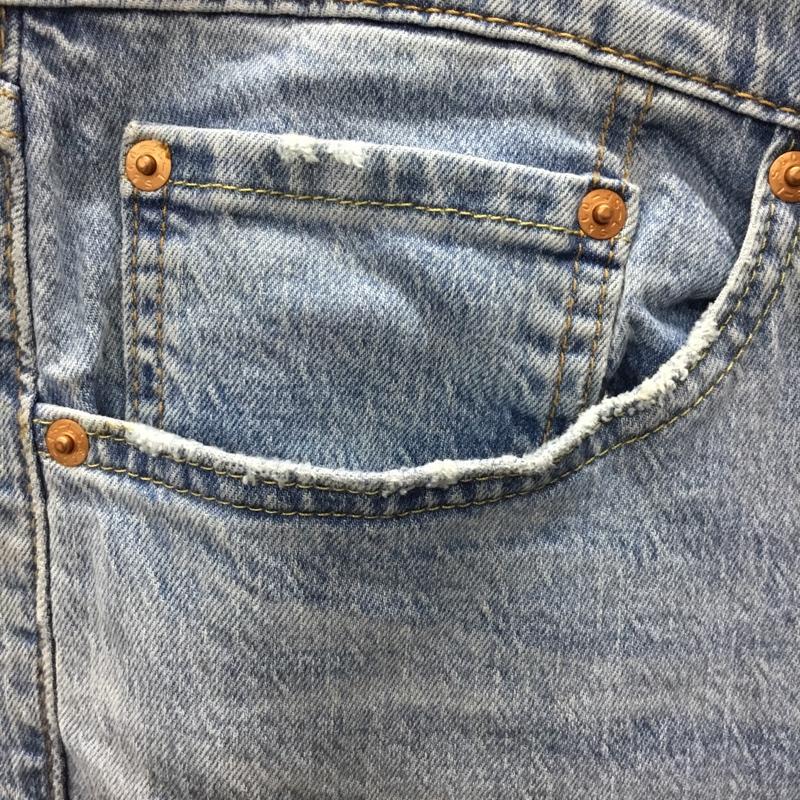 リーバイストラウスアンドコー Levi Strauss & co. パンツ デニム、ジーンズ デニムパンツ ストレートパンツ ワイドパンツ カジュアルパンツ ストレッチパンツ 34 無地 インディゴ / インディゴ /  メンズ USED 古着 中古 10115028