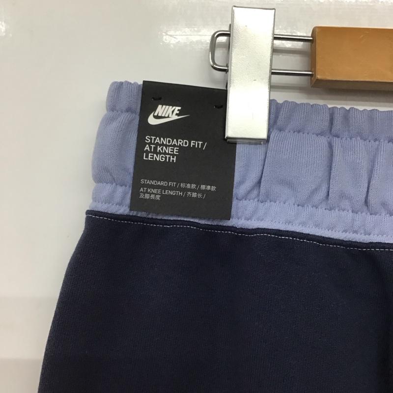 ナイキ NIKE パンツ ショートパンツ ar3162-438 フレンチテリー STMTHBR ショートパンツ L ロゴ、文字 紺 / ネイビー /  メンズ USED 古着 中古 10145546
