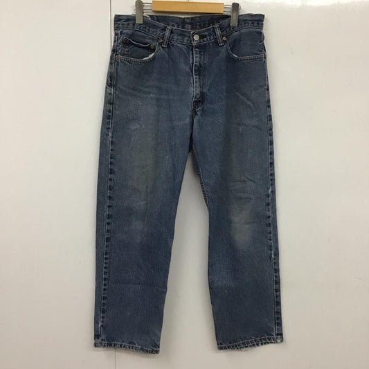 リーバイストラウスアンドコー Levi Strauss & co. パンツ デニム、ジーンズ デニムパンツ ワイドパンツ カジュアルパンツ 34 無地 インディゴ / インディゴ /  メンズ USED 古着 中古 10131000