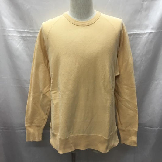 トゥームーン two moon トレーナー 長袖 44 無地 ベージュ / ベージュ /  メンズ USED 古着 中古 10108910
