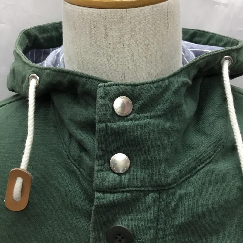 グリーンレーベルリラクシング green label relaxing ジャケット、上着 ジャンパー、ブルゾン 3227-186-0212 コットンマウンテンパーカー ジップアップジャケット アウター M 無地 緑 / グリーン /  メンズ USED 古着 中古 10108757