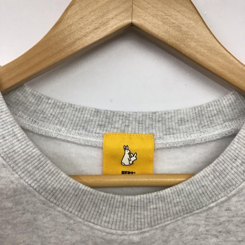 エフアールツー FR2 トレーナー 長袖 長袖トレーナー スウェット クルーネック プルオーバー L ロゴ、文字 灰 / グレー /  メンズ USED 古着 中古 10145311