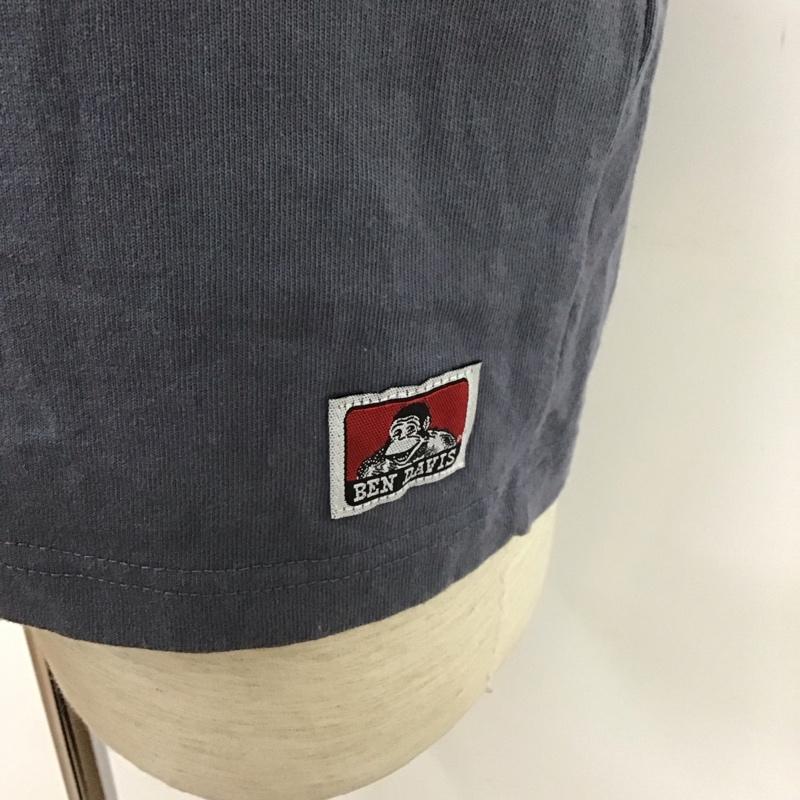 ベンデイビス BEN DAVIS Tシャツ 半袖 C-1580008 StandGorillaS/STee カットソー トップス プリントTシャツ L ロゴ、文字 青 / ブルー /  メンズ USED 古着 中古 10110739