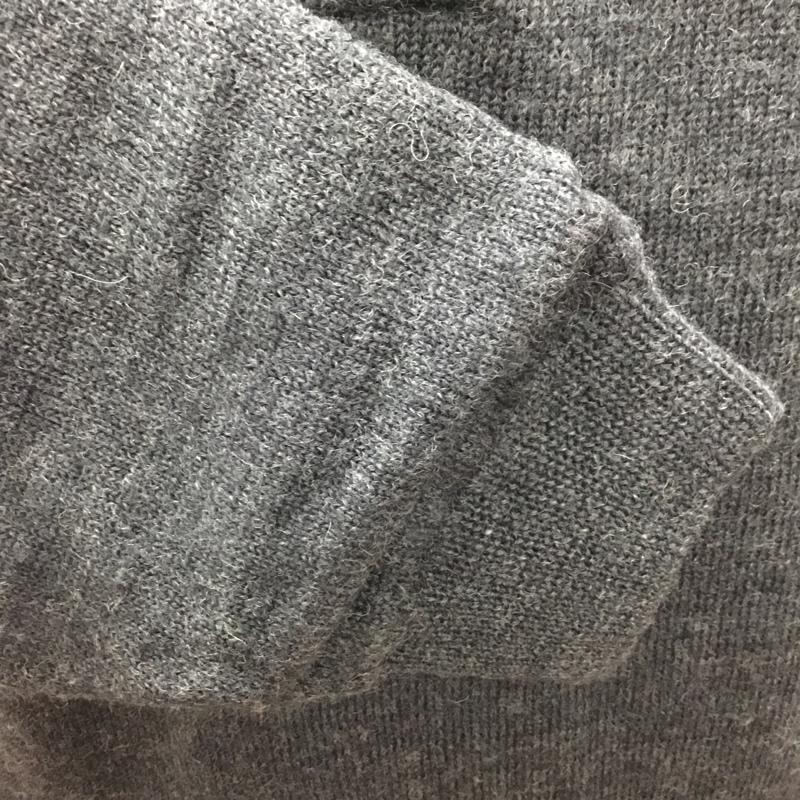 ステイプル STAPLE ニット、セーター 長袖 エルボーパッチ M ワンポイント ダークグレー / ダークグレー /  メンズ USED 古着 中古 10111385