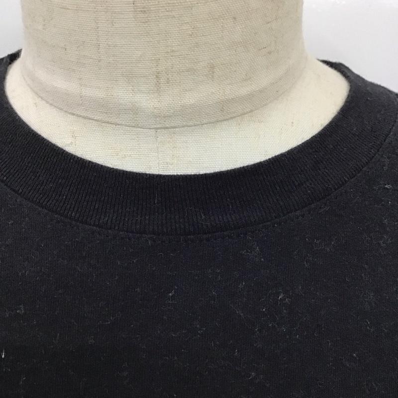 ザノースフェイス THE NORTH FACE Tシャツ 半袖 半袖カットソー プリントTシャツ クルーネックカットソー S ロゴ、文字 黒 / ブラック /  メンズ USED 古着 中古 10119507