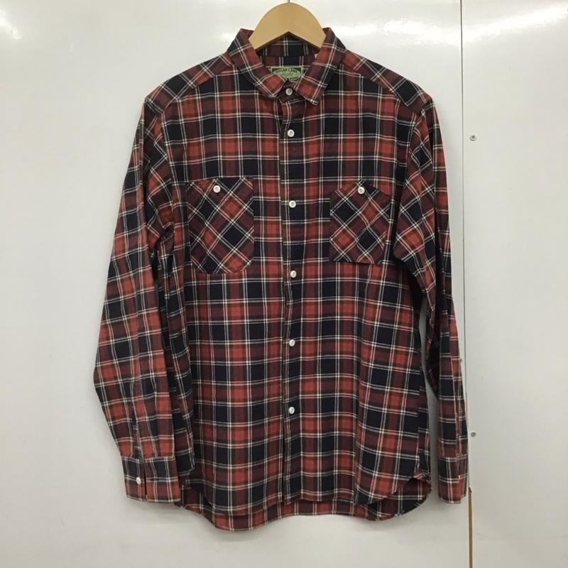 シュガーケーン SUGAR CANE シャツ、ブラウス 長袖 長袖シャツ チェックシャツ カラーシャツ L チェック マルチカラー / マルチカラー /  メンズ USED 古着 中古 10140970