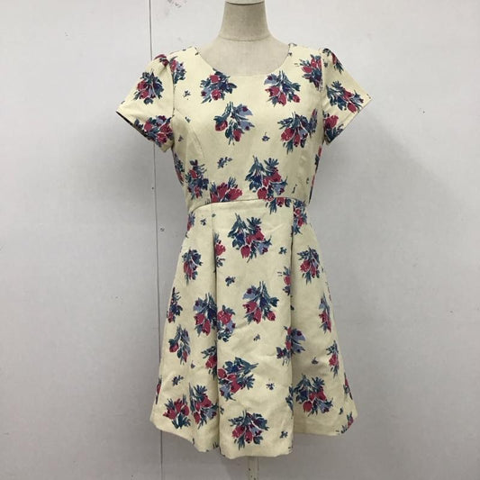 ダズリン dazzlin ワンピース ひざ丈スカート 半袖ワンピース M 総柄 マルチカラー / マルチカラー /  レディース USED 古着 中古 10122500